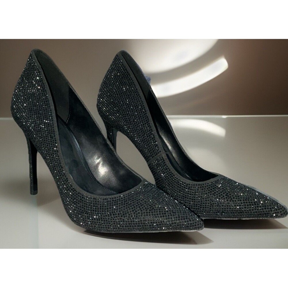 Michael Kors Keke Pump Women’s Embellished Black 1 Size 8.5 - Picture 3 of 9